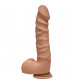 Фаллоимитатор на присоске Ragin D ULTRASKYN 7.5  with Balls Caramel - 19 см.
