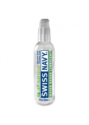 Гипоаллергенный лубрикант Swiss Navy All Natural Water Base Lubricant - 118 мл.