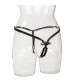 Черные стимулирующие трусики с вибрацией Lovers Thong with Pleasure Beads