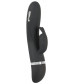 Черный вибратор-кролик с электростимуляцией E-Stim Rabbit Vibrator - 19,3 см.
