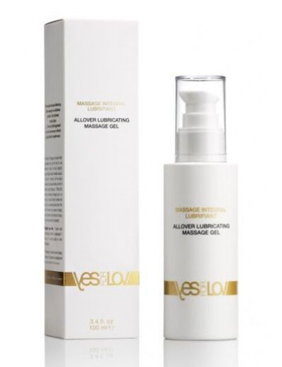 Массажный гель-смазка на силиконовой основе Allover Massage Gel - 100 мл.