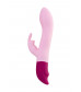 Розовый вибратор-кролик Hello Rabbit - 24,5 см.