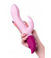 Розовый вибратор-кролик Hello Rabbit - 24,5 см.