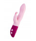 Розовый вибратор-кролик Hello Rabbit - 24,5 см.