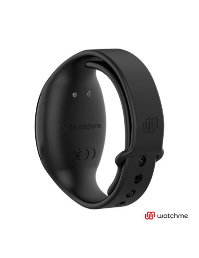 Черная вибровкладка в трусики с пультом-часами Anne s Desire Vibro Panty Wireless Watchme