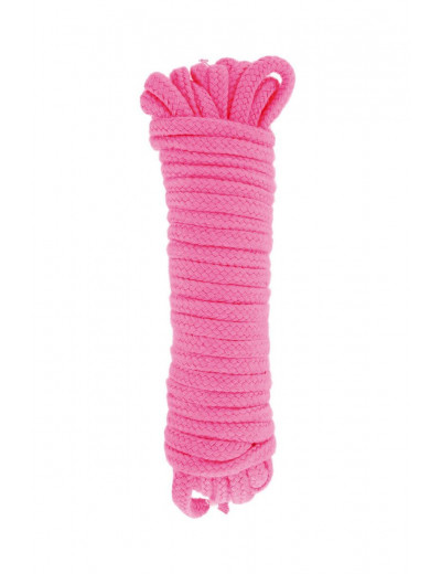 Розовая веревка для связывания Sweet Caress Rope - 10 метров