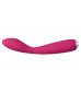 Ярко-розовый G-стимулятор IRIS Clitoral   G-spot Vibrator - 18 см.