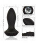 Черная анальная вибропробка с кристаллом Vibrating Petite Crystal Probe - 9,5 см.