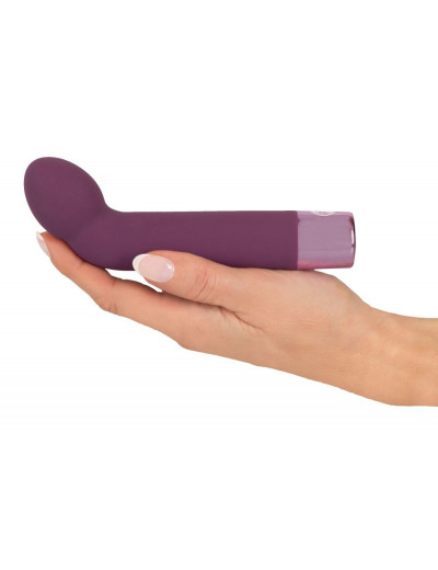 Фиолетовый G-стимулятор с вибрацией G-Spot Vibe - 16 см.