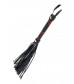 Чёрно-красная плеть BLAZE FLOGGER - 43 см.