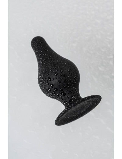 Черная анальная втулка Spade XS - 6,5 см.