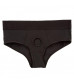 Черные трусы для страпона BACKLESS BRIEF HARNESS 2XL/3XL