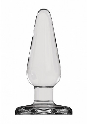 Стеклянная анальная пробка Butt Plug Basic 5 Inch - 12,7 см.