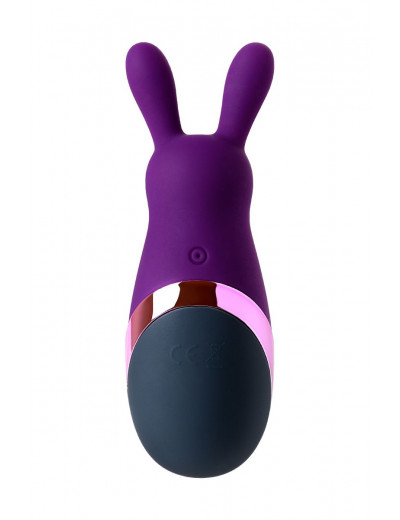 Фиолетовый стимулятор эрогенных зон Eromantica BUNNY - 12,5 см.