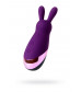 Фиолетовый стимулятор эрогенных зон Eromantica BUNNY - 12,5 см.
