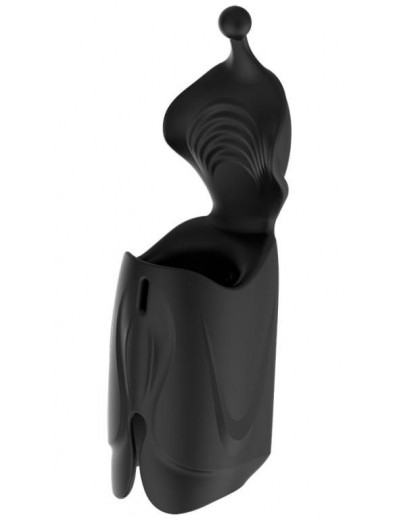 Черный мастурбатор Jamyjob Rechargeable Head Stroker Masturbator