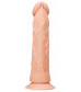 Телесный фаллоимитатор Realistic Dildo с трусиками - 26,7 см.