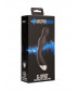 Чёрный вибратор с электростимуляцией E-Stimulation G-spot Vibrator - 19,5 см.