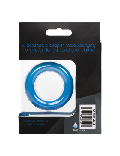 Синее эрекционное кольцо Link Up Ultra-Soft Max