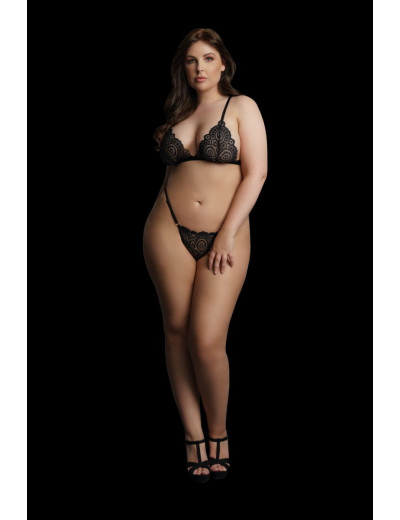 Роскошный комплект белья Magic Lace Velvet Lingerie Set