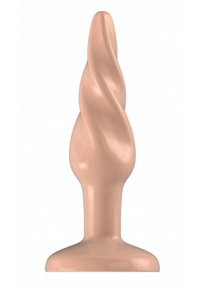 Телесная анальная пробка Butt Plug Rounded 3 Inch - 7,6 см.