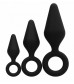 Набор из 3 анальных пробок Silicone Butt Plug Set