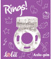 Прозрачное эрекционное кольцо с вибрацией Rings Axle-pin