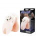 Белая клетка целомудрия Silicone Chastity Cage