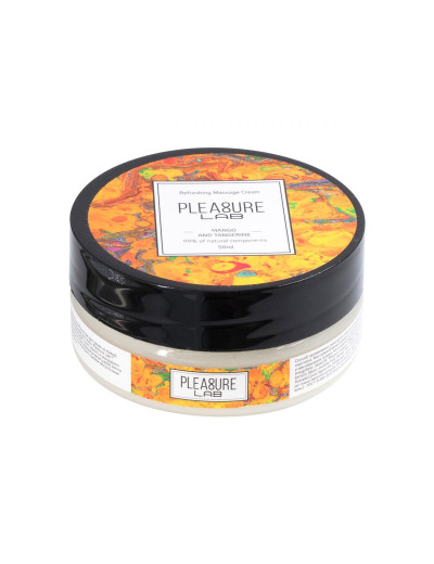 Массажный крем Pleasure Lab Refreshing с ароматом манго и мандарина - 50 мл.