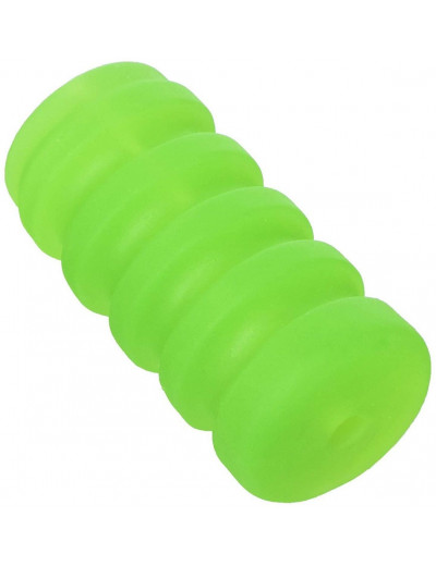 Зеленый мастурбатор с вибрацией Zolo Original Squeezable Vibrating Stroker