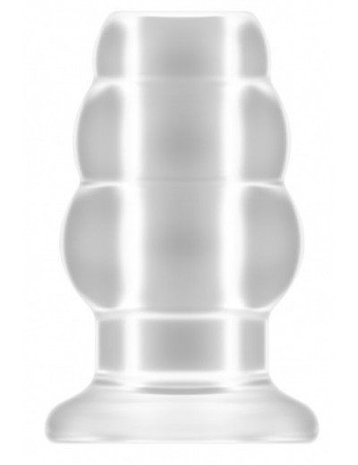 Прозрачная анальная пробка с тоннелем №50 Medium Hollow Tunnel Butt Plug 4 Inch - 10,2 см.