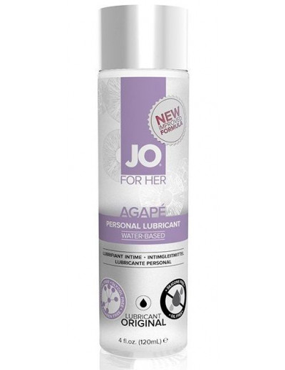 Женский лубрикант на водной основе JO AGAPE LUBRICANT ORIGINAL - 120 мл.