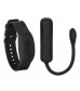 Черное виброяйцо с браслетом-пультом Wristband Remote Petite Bullet