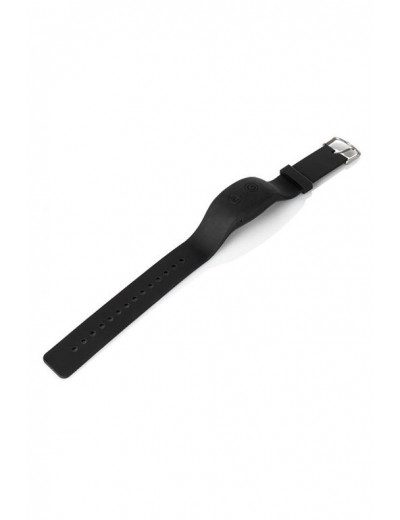 Черное виброяйцо с браслетом-пультом Wristband Remote Petite Bullet