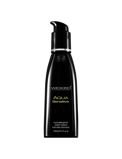 Мягкий лубрикант на водной основе AQUA SENSITIVE - 240 мл.