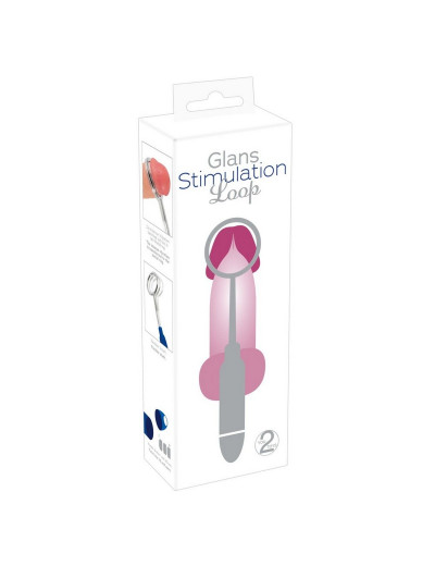 Синяя петля-стимулятор головки Glans Stimulation Loop - 19,1 см.