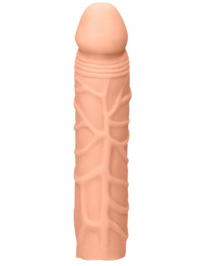 Телесная увеличивающая насадка Penis Extender - 17,5 см.