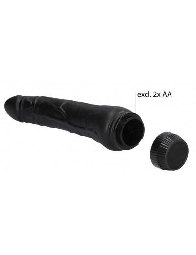 Черный вибромассажер Multispeed G-Spot Vibrator - 23,5 см.