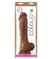 Кофейный фаллоимитатор на присоске 8 Dildo - 24,5 см.