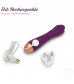 Фиолетовый вибратор Ooh La La Flower Vibrator - 18 см.