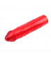Красный классический вибратор с 2 сменными насадками Hers Dildo Kit