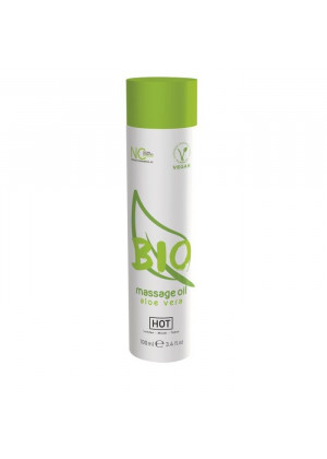 Массажное масло BIO Massage oil aloe vera с ароматом алоэ - 100 мл.
