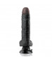 Вибратор Real Feel Deluxe №7 Black - 28 см.