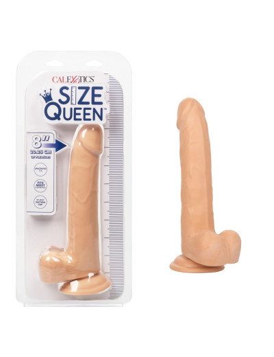 Телесный фаллоимитатор Size Queen 8  - 25,5 см.