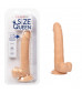 Телесный фаллоимитатор Size Queen 8  - 25,5 см.