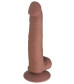Коричневый фаллоимитатор SEDUCER Perfect Peter - 20 см.