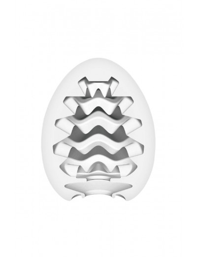 Мастурбатор-яйцо с охлаждающей смазкой EGG Wavy Cool