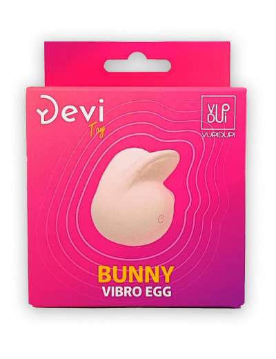 Розовое яичко-зайчик Bunny Vibro Egg