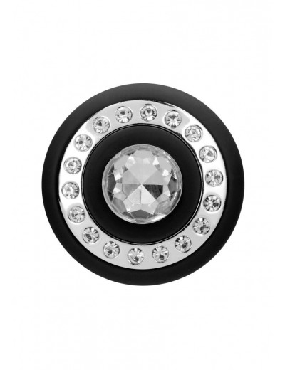 Черный универсальный массажер Wand Pearl - 20 см.