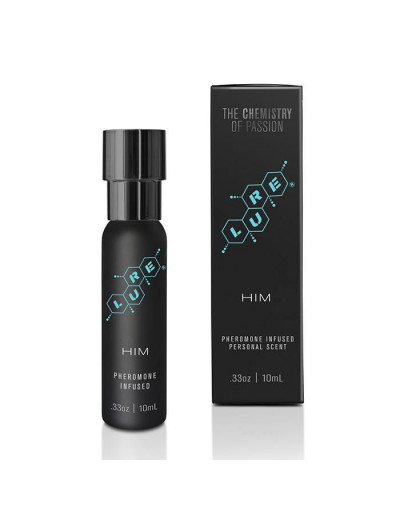 Мужской спрей для тела с феромонами Lure Black Label For Him Pheromone Personal Scent - 10 мл.